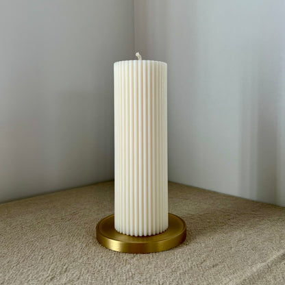 Ribbed Christmas Candles