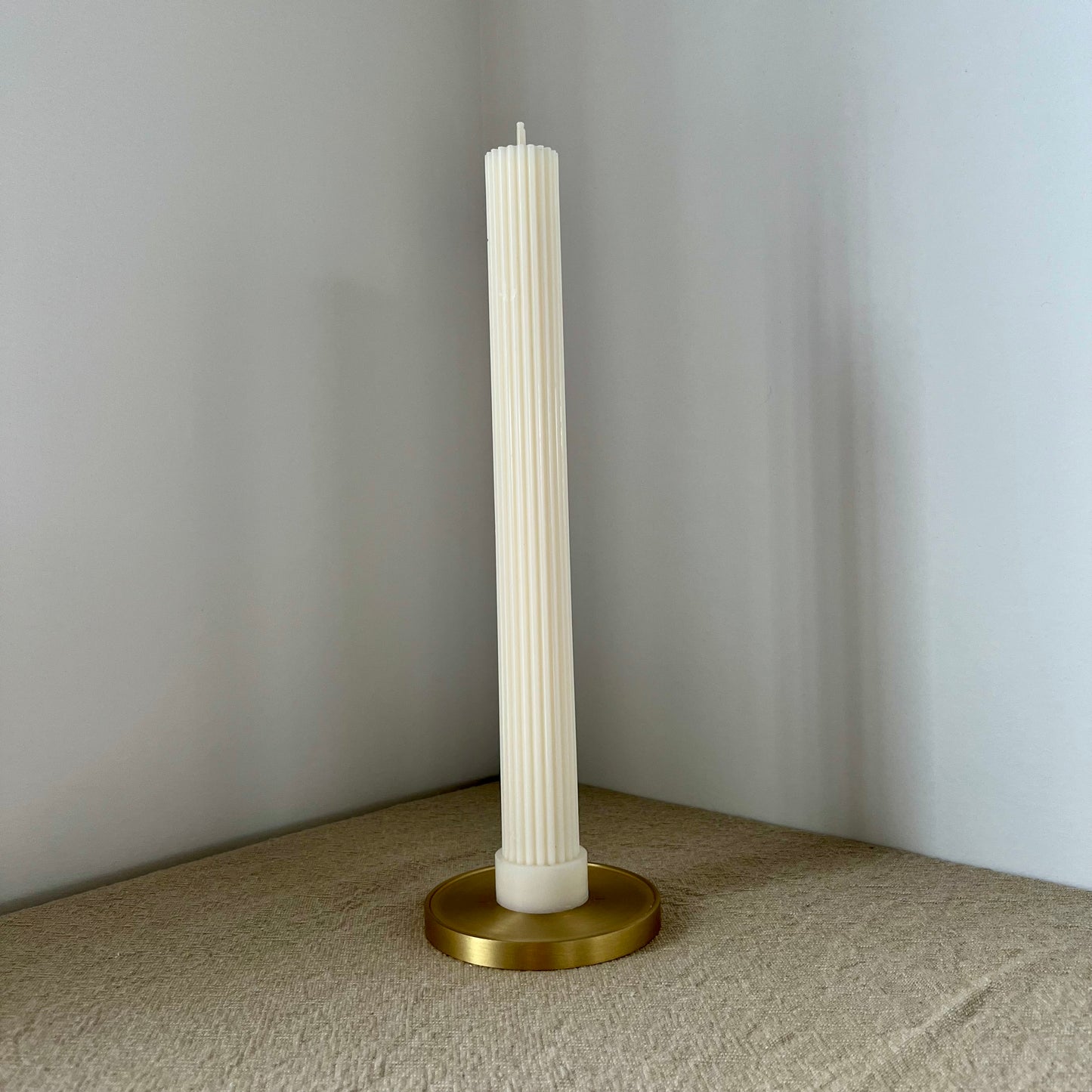 Ribbed Christmas Candles