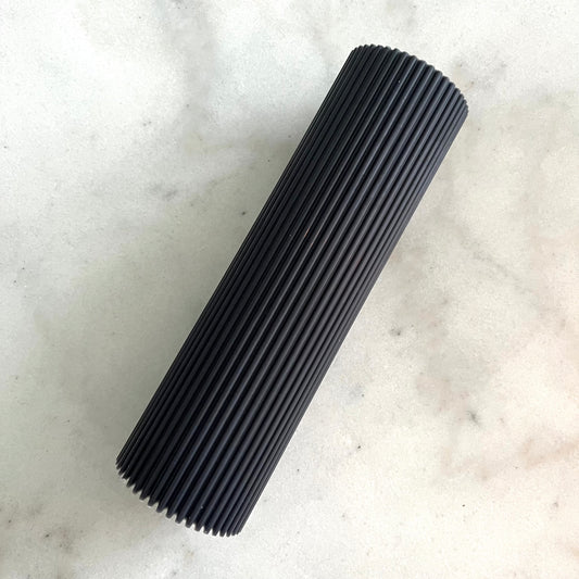 Graphite - 20cm x 6cm Ribbed Column